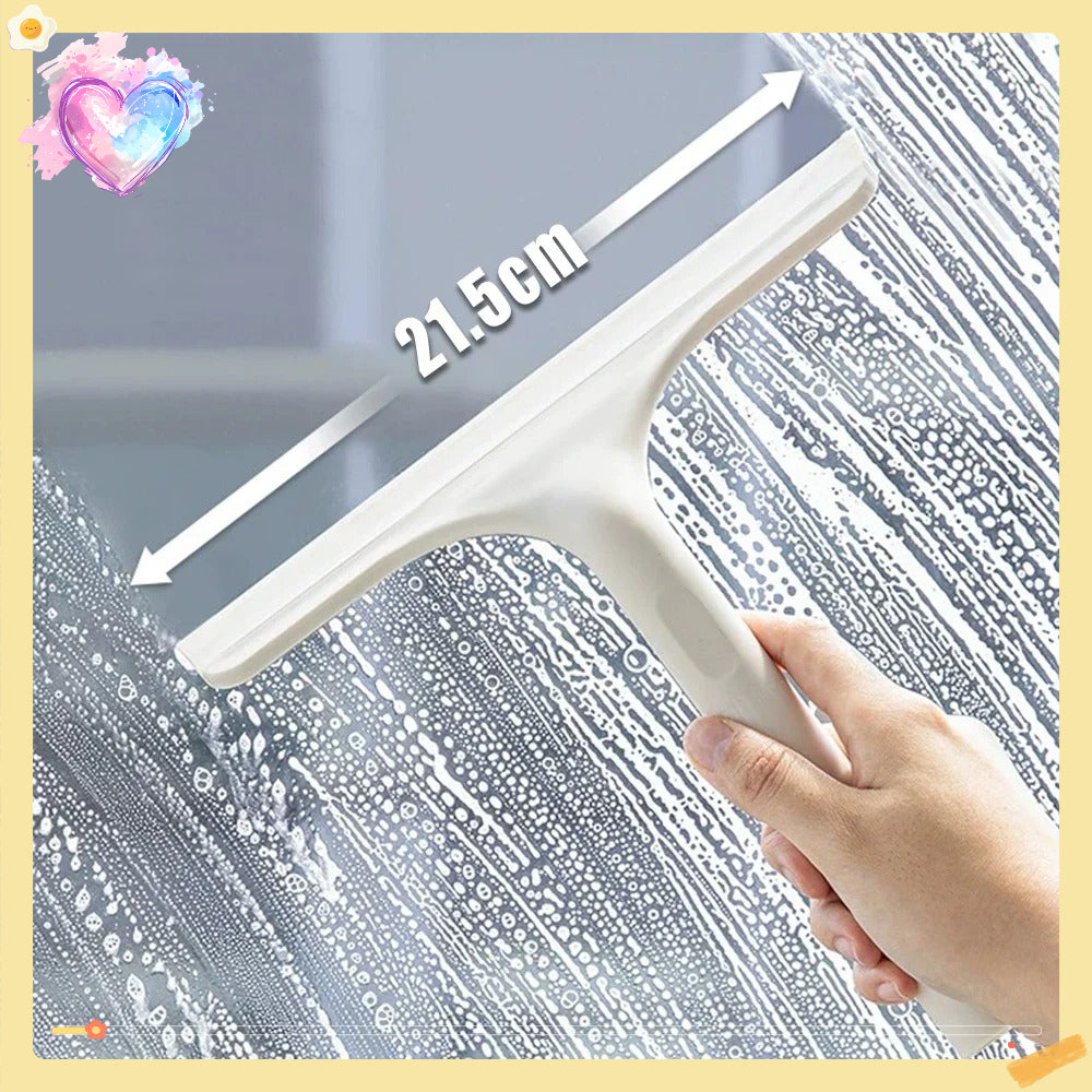 Window Squeegee 3-in-1 Spray & Wipe Silicone Blade
