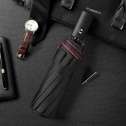 Windproof Automatic Umbrella with Reverse Closing – StormShield Design