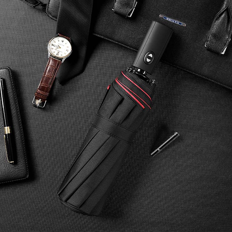 Windproof Automatic Umbrella with Reverse Closing – StormShield Design