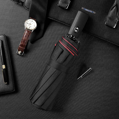 Windproof Automatic Umbrella with Reverse Closing – StormShield Design