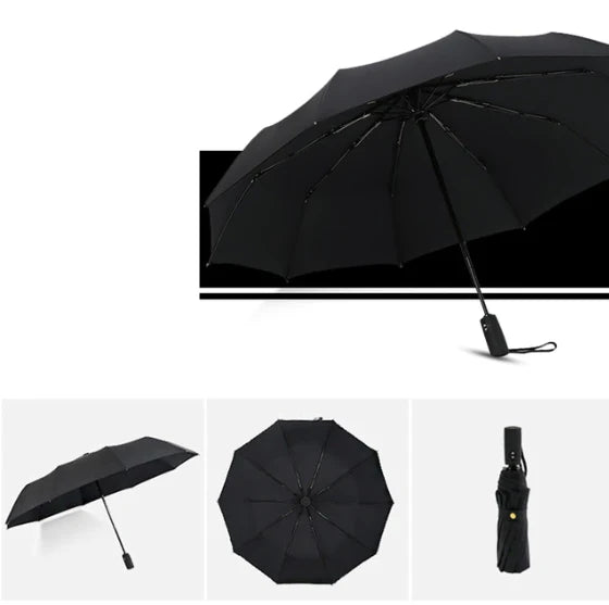 Windproof Automatic Umbrella with Reverse Closing – StormShield Design