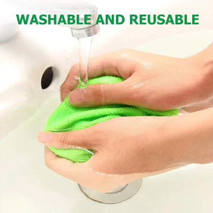 Windshield Brush Extendable Handle Washable Microfiber Pads