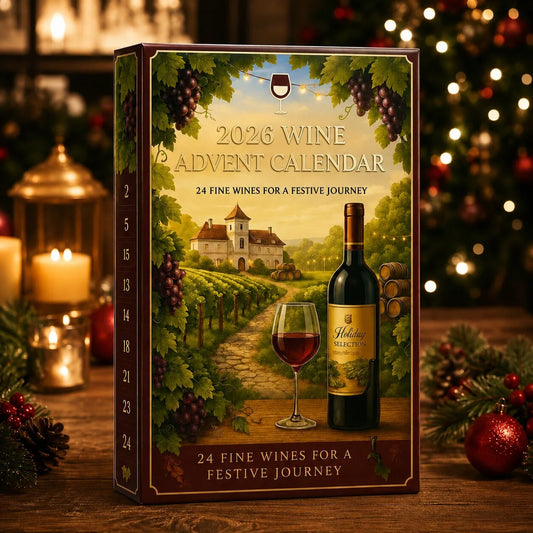 Wine Advent Calendar 24-Day Flat Plastic Bottle Set