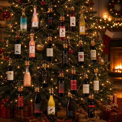 Wine Advent Calendar 24-Day Flat Plastic Bottle Set