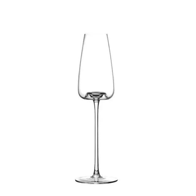 Wine Glass Set Handmade Lead-Free Crystal Balanced Stems