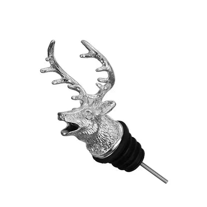 Wine Pourer Zinc Alloy Deer Head Drip-Free