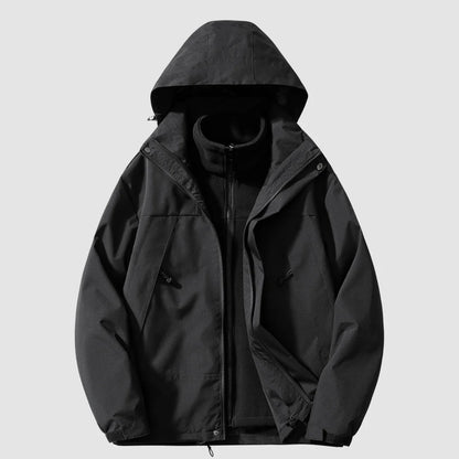 Winter Jacket 3-In-1 Fleece-Lined Hooded