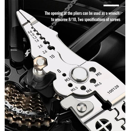 Wire Stripper Pliers 7-In-1 High Carbon Steel Ergonomic Grip