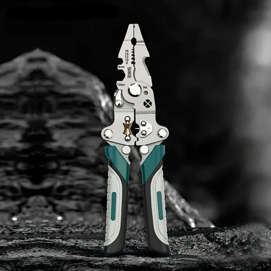 Wire Stripper Pliers Cutting Crimping & Stripping Foldable