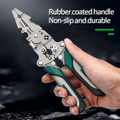 Wire Stripper Pliers Cutting Crimping & Stripping Foldable