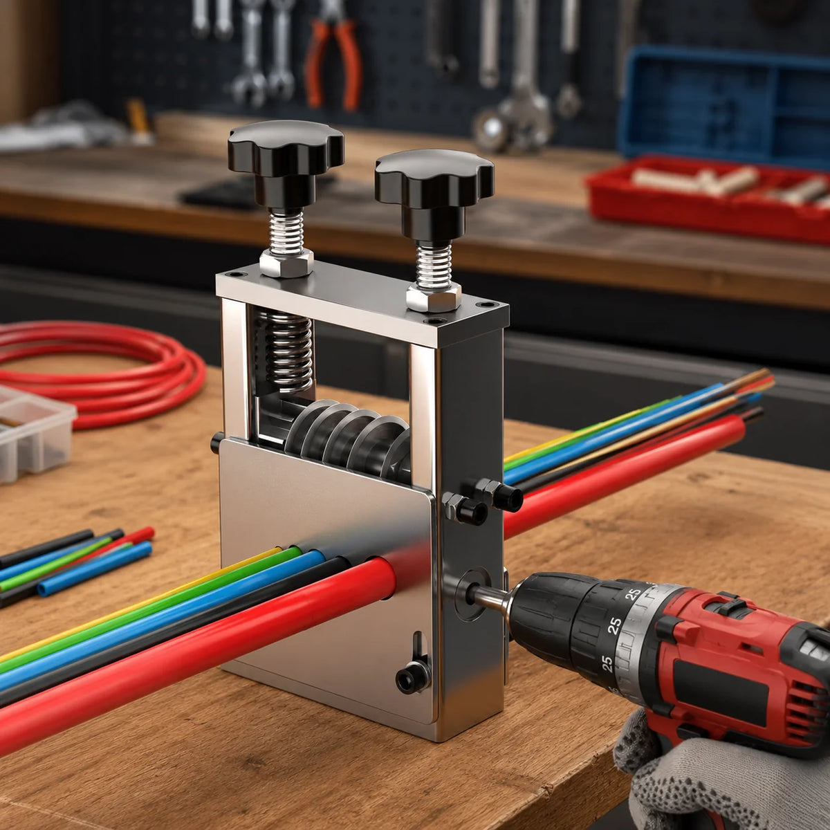 Wire Stripper Six-Hole Heat-Treated Steel Blades