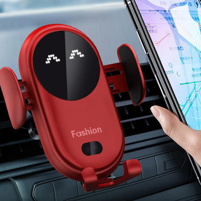 Wireless Car Charger 15W Auto-Clamp Vent & Suction Mount