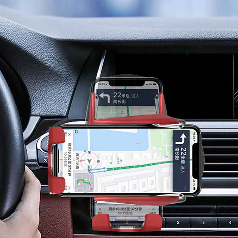 Wireless Car Charger 15W Auto-Clamp Vent & Suction Mount