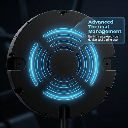 Wireless Charger Under-Desk Mount Through-Tabletop Fast Charging