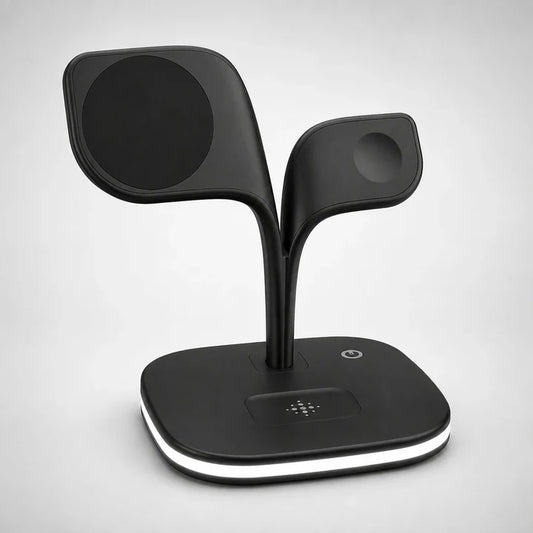 Wireless Charging Station 3-in-1 Magnetic Adjustable Stand