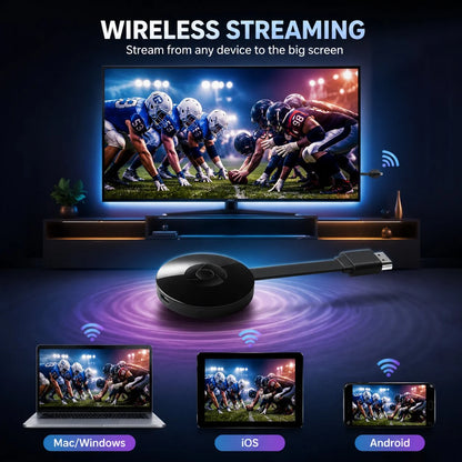 Wireless HDMI Adapter Full HD 1080p AirPlay Miracast DLNA