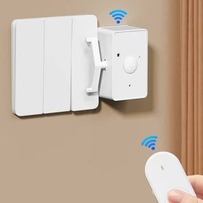 Wireless Light Switch USB Rechargeable 433 MHz Adhesive Mount
