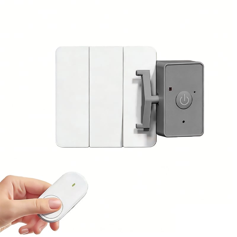 Wireless Light Switch USB Rechargeable 433 MHz Adhesive Mount