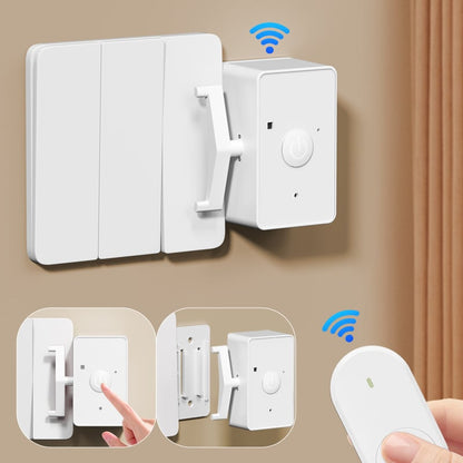 Wireless Light Switch USB Rechargeable 433 MHz Adhesive Mount