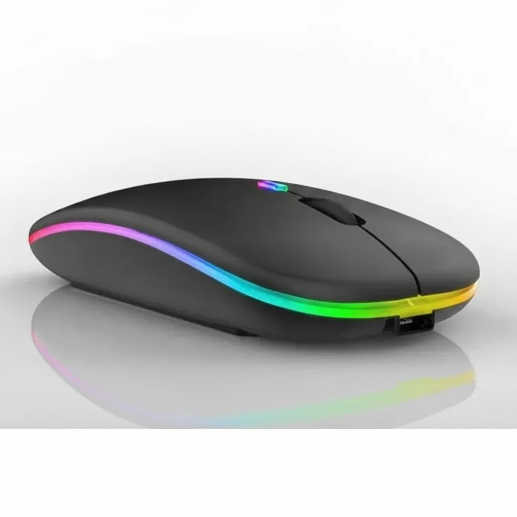 Wireless Mouse Rechargeable Bluetooth & USB Receiver