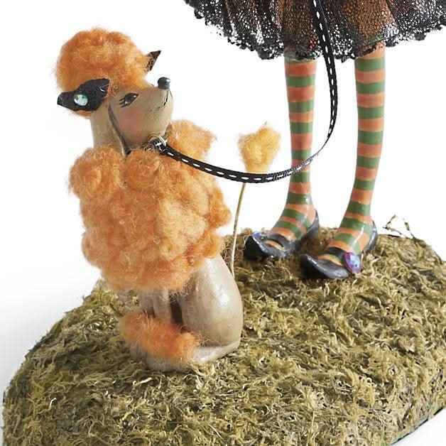 Witch Figurine Handcrafted Resin Halloween Décor