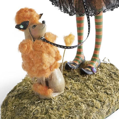 Witch Figurine Handcrafted Resin Halloween Décor