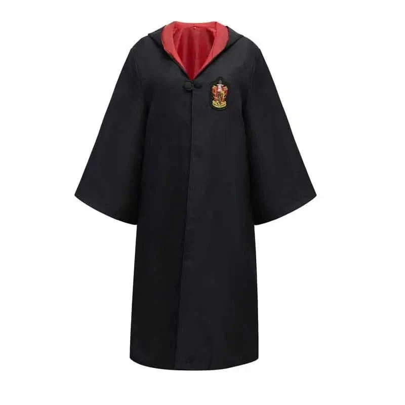 Wizard Costume Set Robe Wand Scarf Tie & Glasses