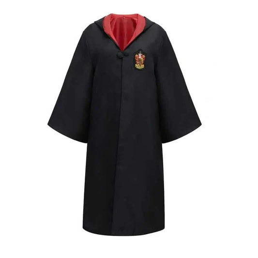 Wizard Costume Set Robe Wand Scarf Tie & Glasses