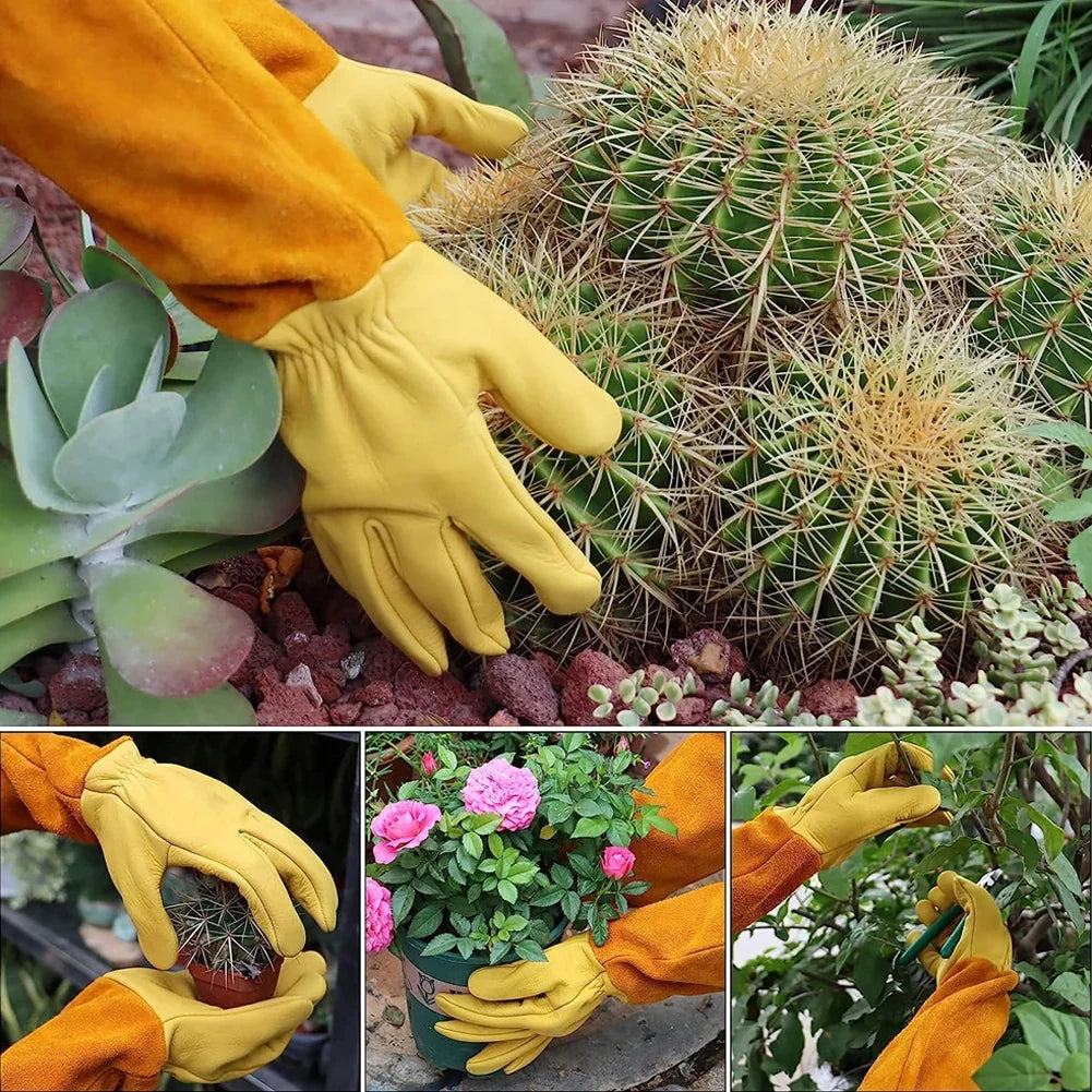 Women's Garden Gloves Thorn-Resistant Breathable Ergonomic Fit