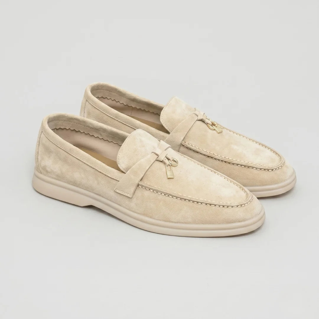 Women's Loafers Slip-On Suede-Like Platform Sole