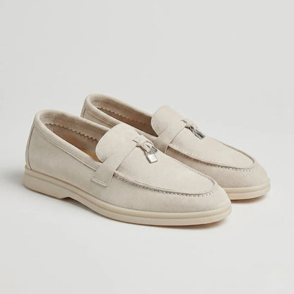 Women's Loafers Slip-On Suede-Like Platform Sole
