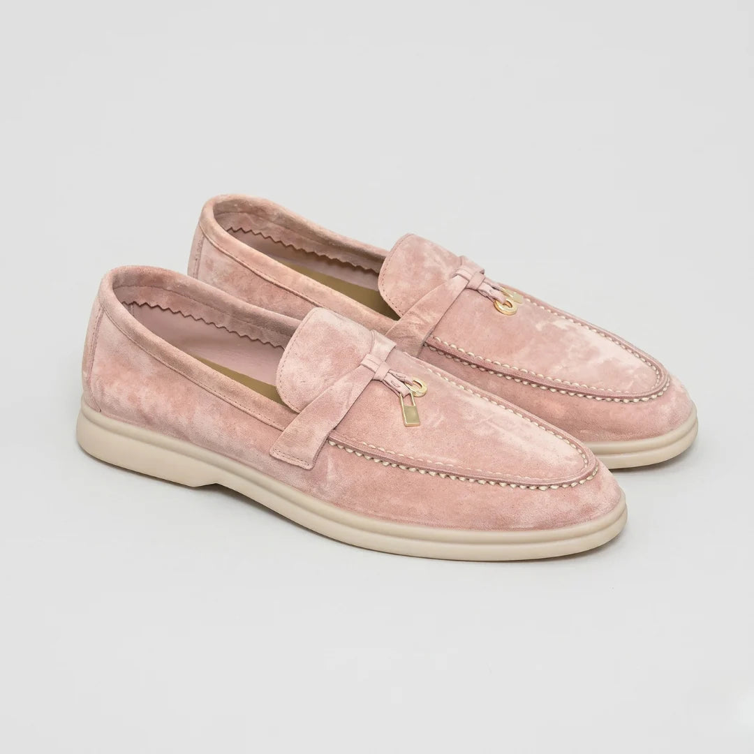 Women's Loafers Slip-On Suede-Like Platform Sole