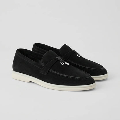Women's Loafers Slip-On Suede-Like Platform Sole