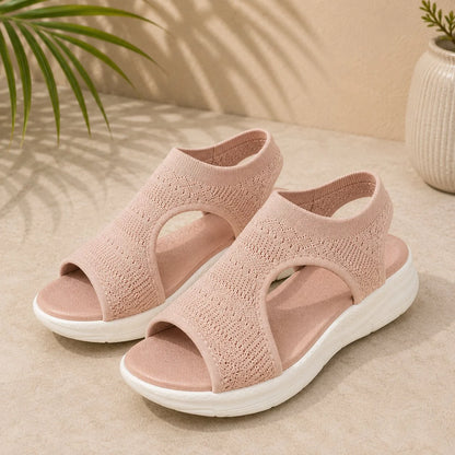 Women's Sandals Contoured Arch Support & Breathable Knit