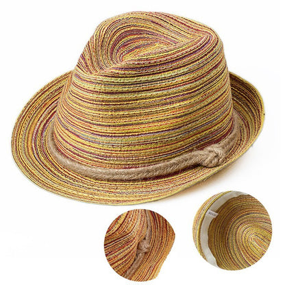 Women's Sun Hat Wide Brim Breathable Straw UV Protection
