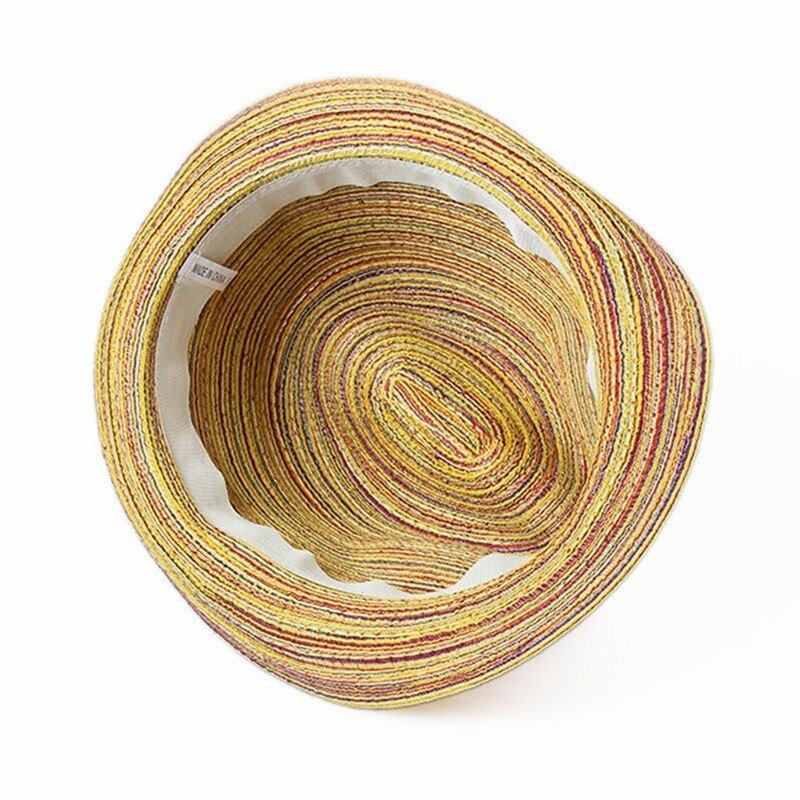 Women's Sun Hat Wide Brim Breathable Straw UV Protection