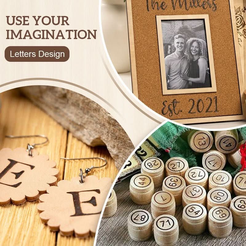 Wood Burning & Engraving Kit Adjustable Temperature 58-Piece Set