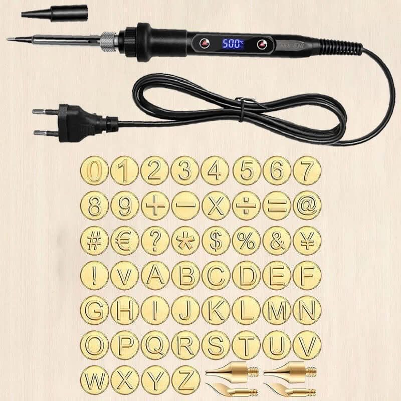 Wood Burning & Engraving Kit Adjustable Temperature 58-Piece Set