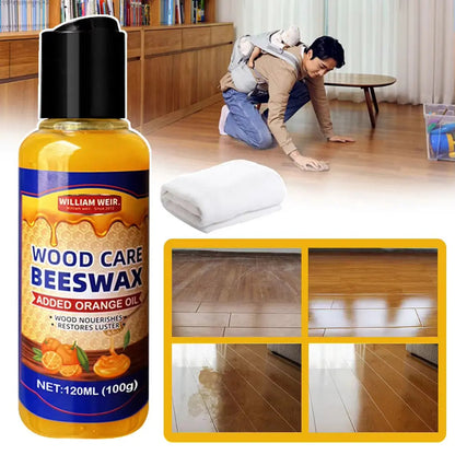 Wood Care Wax Beeswax & Orange Oil Set of 2