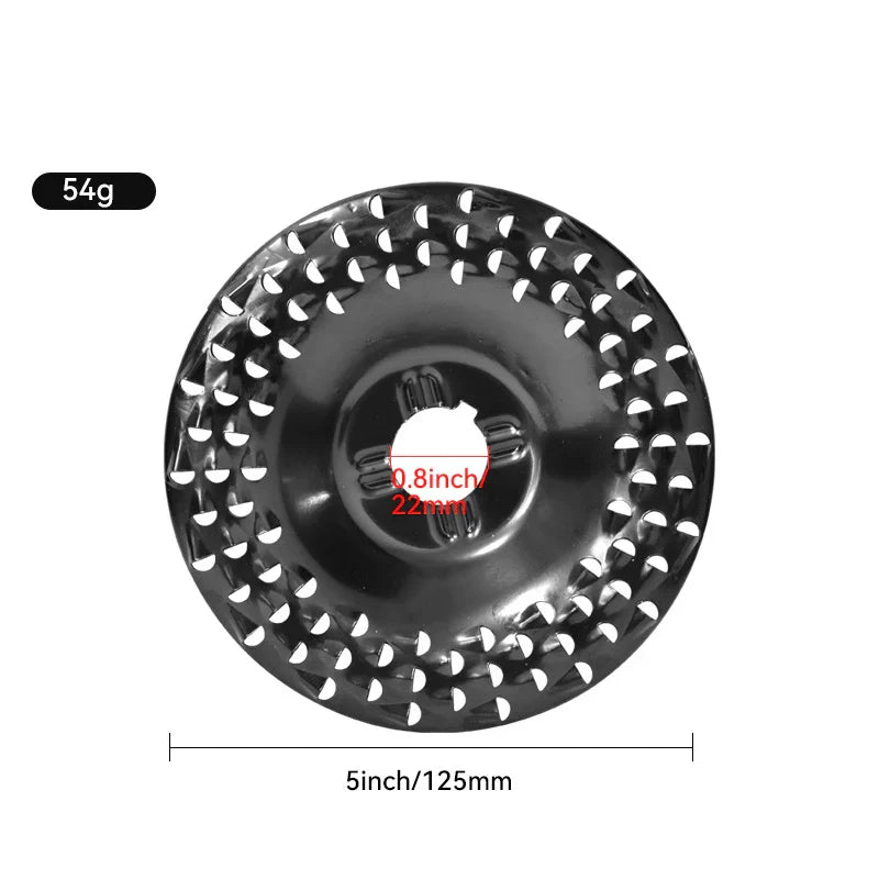 Wood Grinding Disc Carbide Hollow Tooth 125 mm