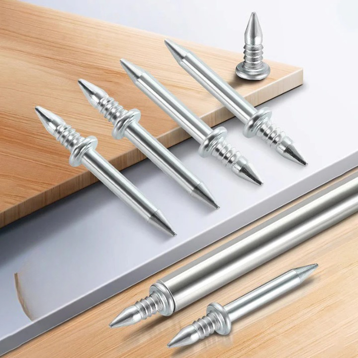 Wood Screw Set Threaded Shaft Carbon Steel Rust-Resistant Coating