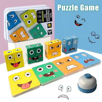 Wooden Block Set Emotional Learning & Eco Paint