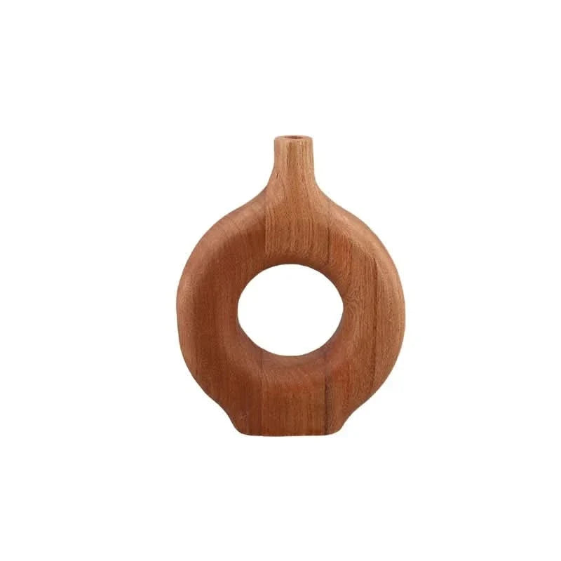 Wooden Vase Handcrafted Three Sizes