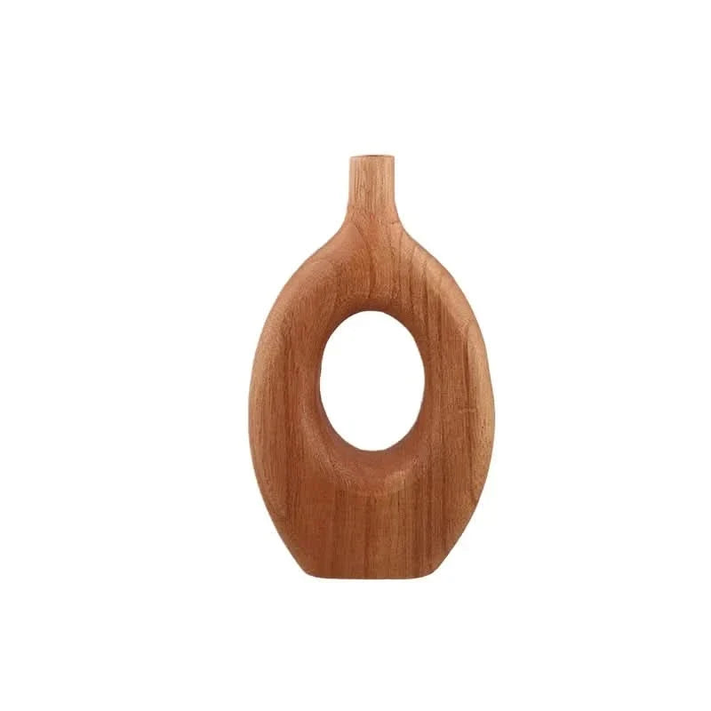 Wooden Vase Handcrafted Three Sizes