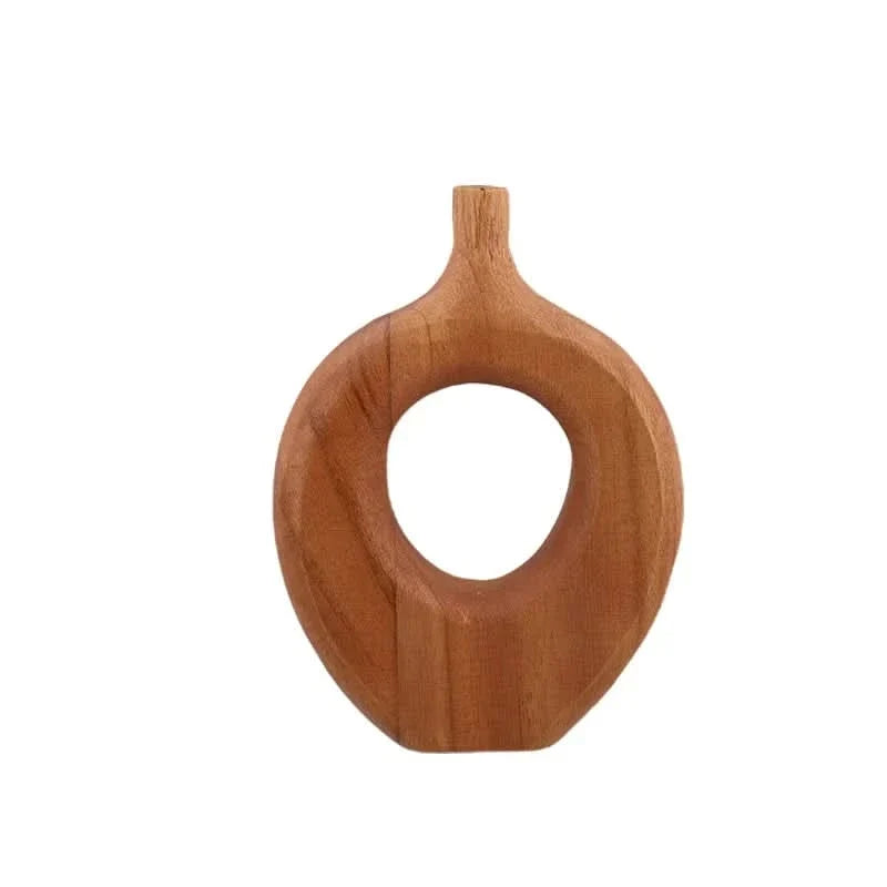 Wooden Vase Handcrafted Three Sizes