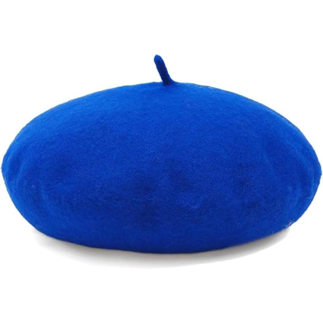 Wool Beret Soft Lightweight One Size Stretch Fit