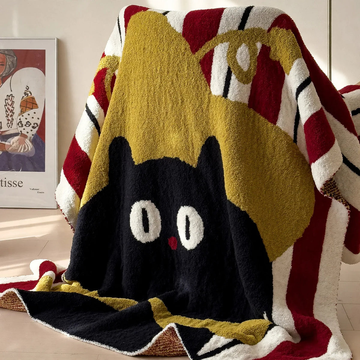 Wool Blanket Fluffy Lightweight Cartoon Designs