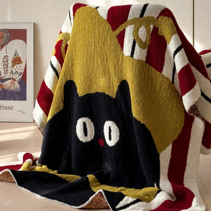 Wool Blanket Fluffy Lightweight Cartoon Designs