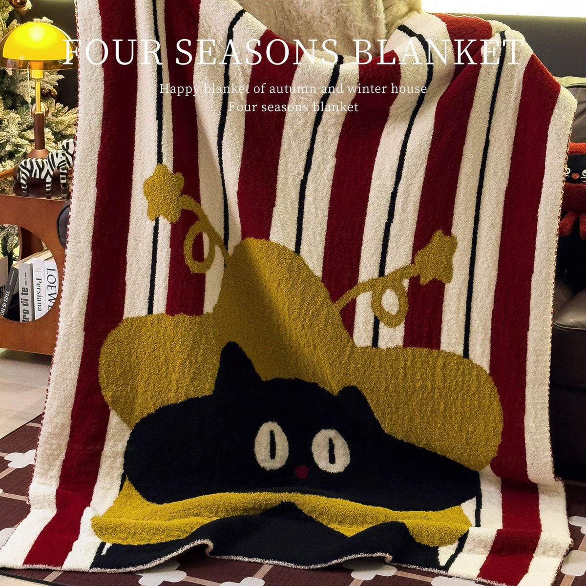 Wool Blanket Fluffy Lightweight Cartoon Designs