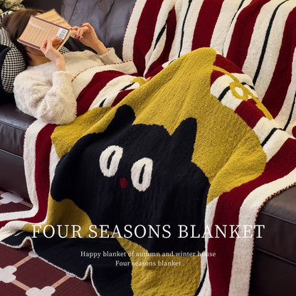 Wool Blanket Fluffy Lightweight Cartoon Designs